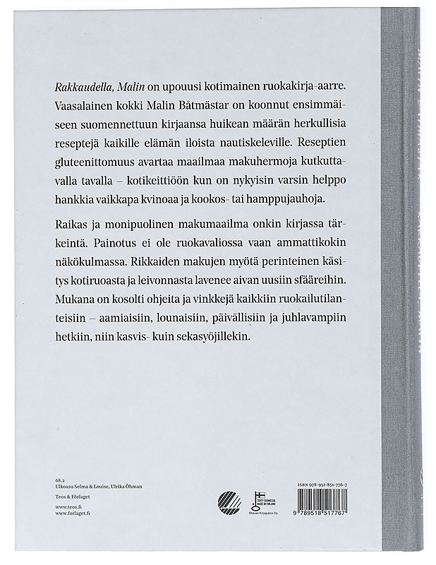 Rakkaudella, Malin - Vesterback, Malin - Ruokakirjat - 10105428724 - 1