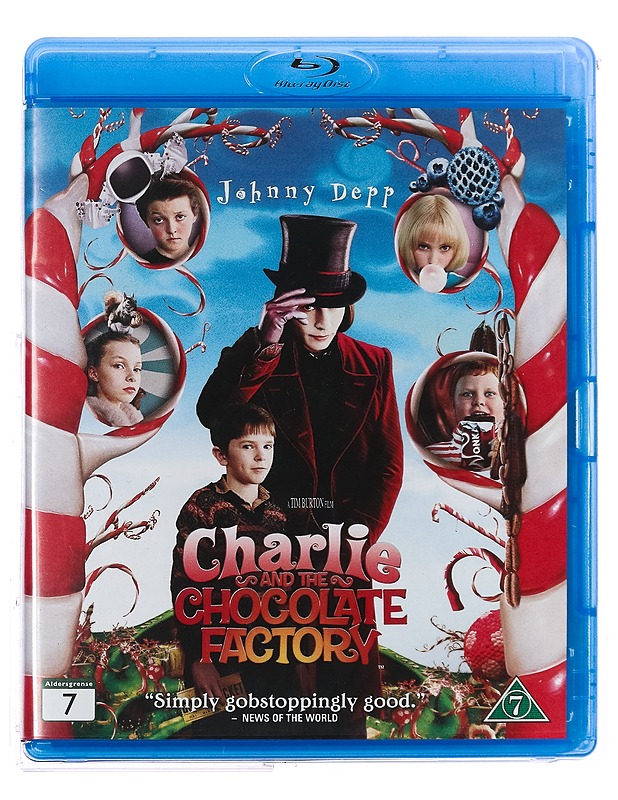 Charlie and the chocolate factory - Blu-ray - Blu-ray-levyt - 10105428743 - 0