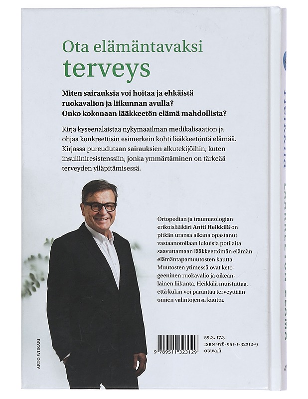 Lääkkeetön elämä - Antti Heikkilä - Ruokakirjat - 10105428752 - 1