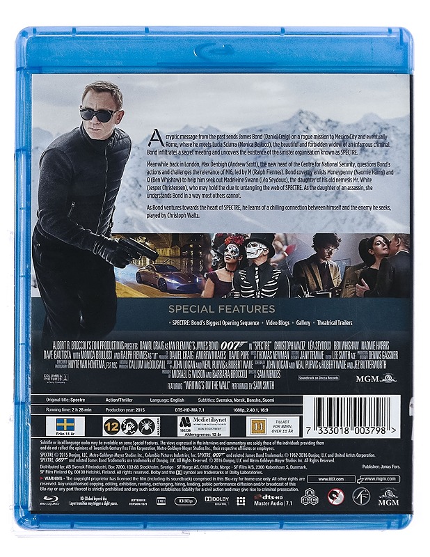 Spectre - Blu-Ray - Blu-ray-levyt - 10105428754 - 1