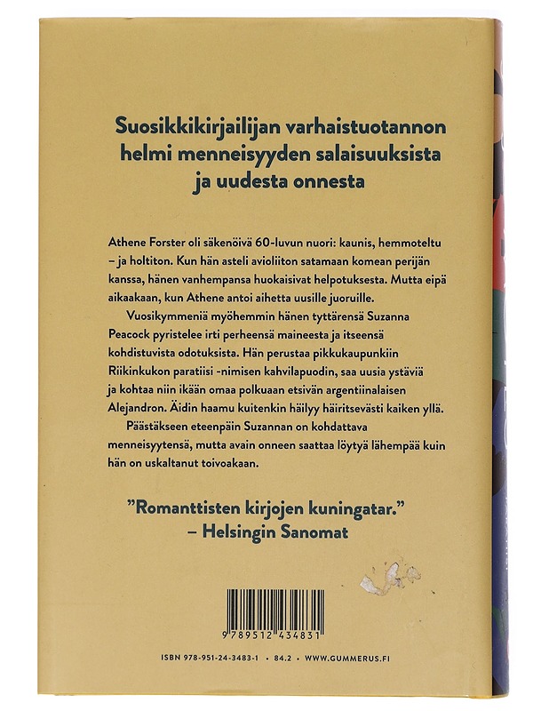 Riikinkukon paratiisi - Moyes, Jojo - Romaanit ja novellit - 10105428760 - 1