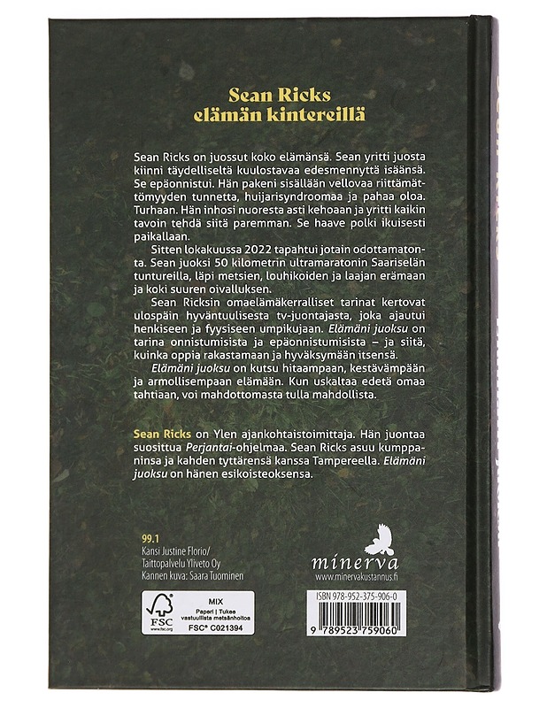 Elämäni juoksu - Sean Ricks - Elämäkerrat ja muistelmat - 10105428824 - 1