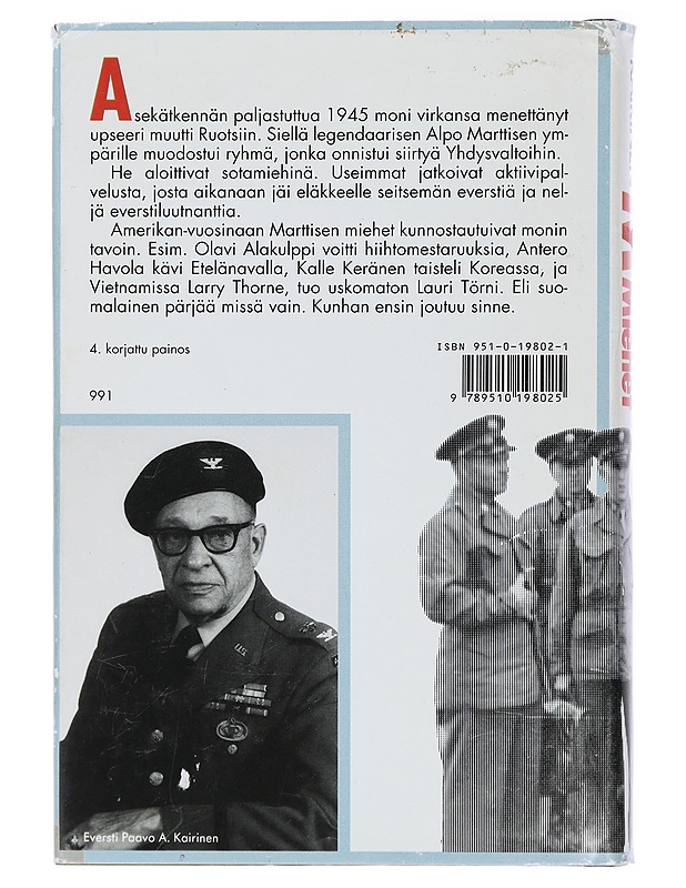 Marttisen Miehet : asekätkijäveljet - Paavo A. Kairinen - Elämäkerrat ja muistelmat - 10105428905 - 1