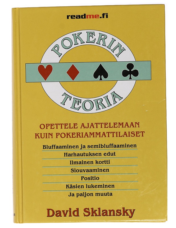 Pokerin teoria - Sklansky, David - Harrastekirjat - 10105428907 - 0