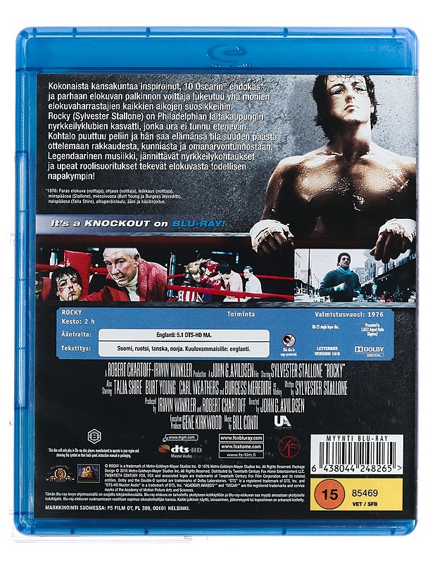 Rocky - Blu-Ray - Blu-ray-levyt - 10105428911 - 1