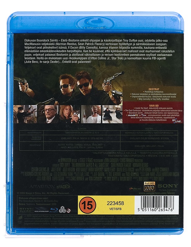The Boondock Saints II: All Saints - Blu-Ray - Blu-ray-levyt - 10105428914 - 1