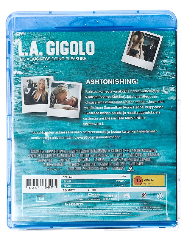 L.A. Gigolo - Blu-ray - Blu-ray-levyt - 10105428940 - 1