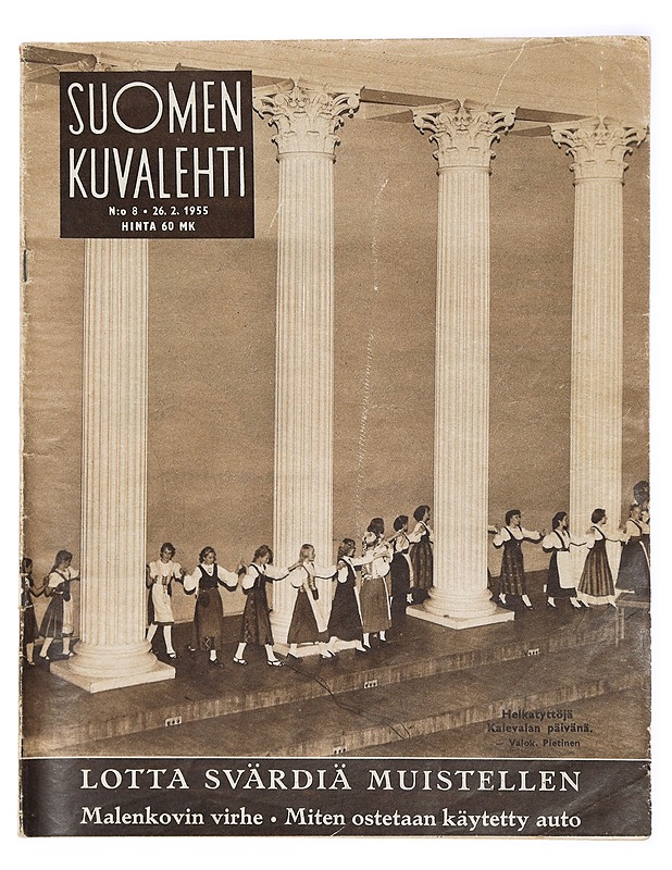 Suomen Kuvalehti N:o 8 26.2.1955 - Lehdet - 10105428955 - 0