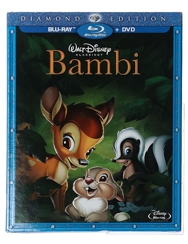 Bambi - Blu-Ray + DVD - Blu-ray-levyt - 10105429002 - 0