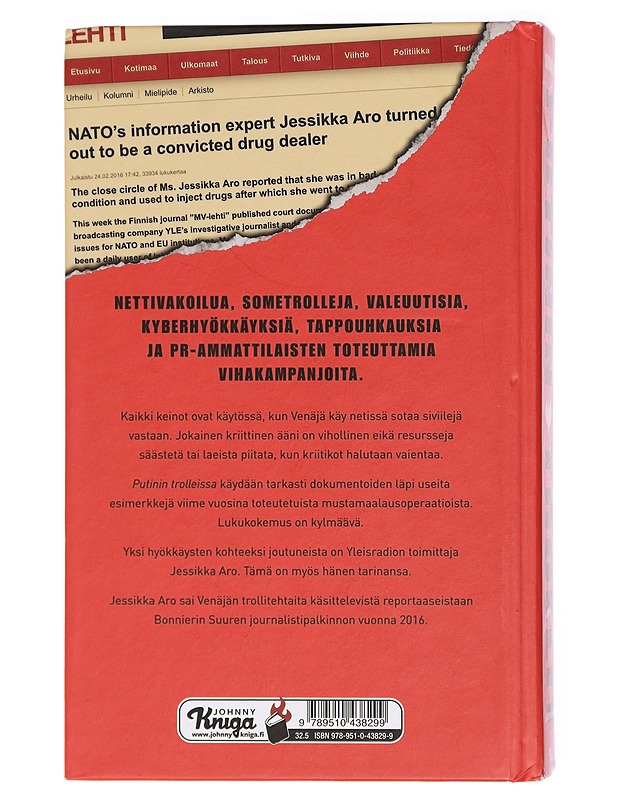 Putinin trollit : tositarinoita Venäjän infosodan rintamilta - Jessikka Aro - Tietokirjat ja oppaat - 10105428999 - 1