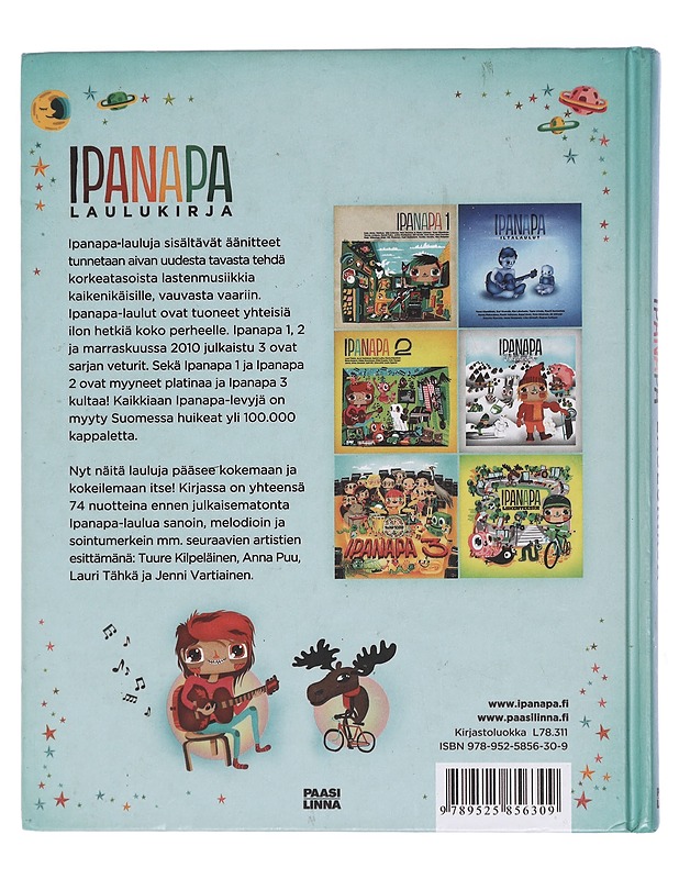 Ipanapa laulukirja - Musiikki- ja elokuvakirjat - 10105429028 - 1