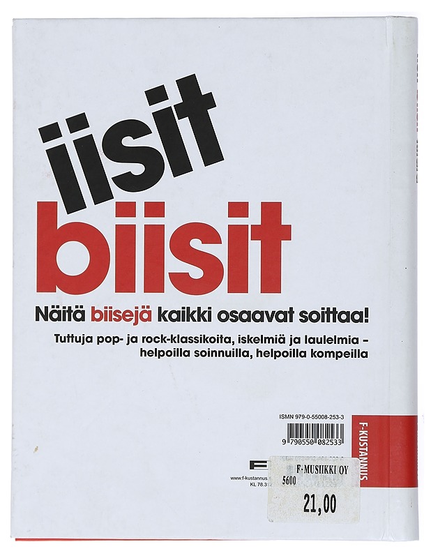 iisit biisit kitara - Harrastekirjat - 10105429045 - 1