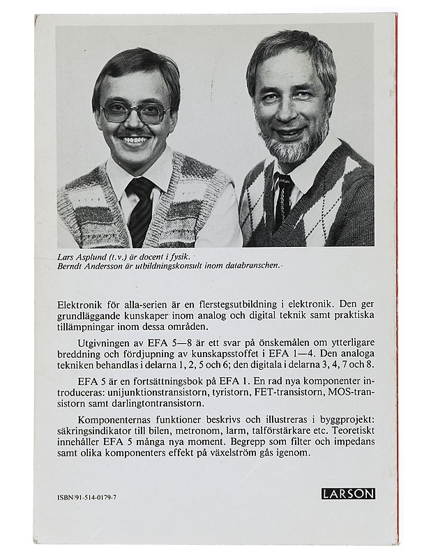 Elektronik för alla / D. 5 Komponenter och konstruktioner - Andersson, Berndt - Tietokirjat ja oppaat - 10105429049 - 1