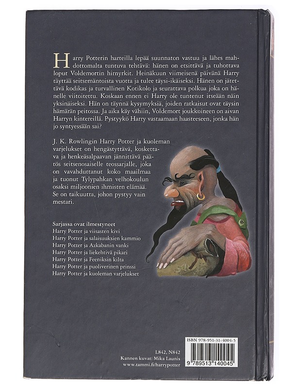 Harry Potter ja kuoleman varjelukset - Rowling, J. K. - Lastenkirjat - 10105429063 - 1