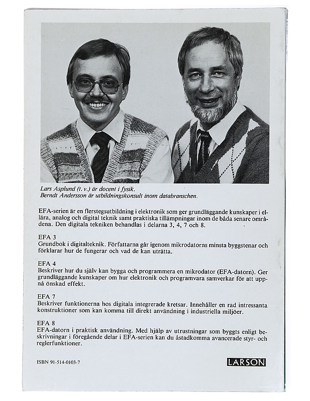 Elektronik för alla. Del 3, [Digitalteknikens grunder] - Andersson, Berndt - Tietokirjat ja oppaat - 10105429069 - 1