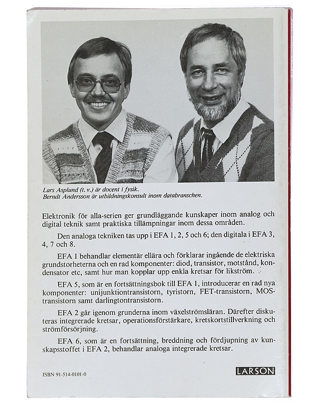 Elektronik för alla / D. 1 Analogteknikens grunder - Andersson, Berndt - Tietokirjat ja oppaat - 10105429072 - 1