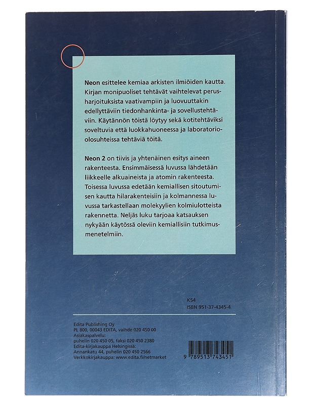 Neon. 2, Kemian mikromaailma - Hannola-Teitto, Miria - Tietokirjat ja oppaat - 10105429075 - 1