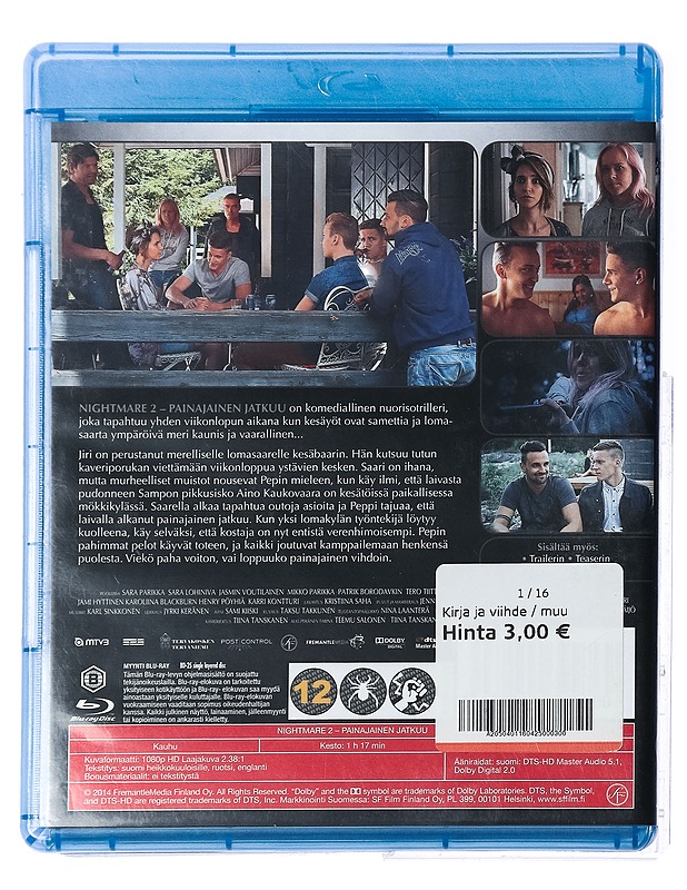 Nightmare 2 - Blu-Ray - Blu-ray-levyt - 10105429110 - 1