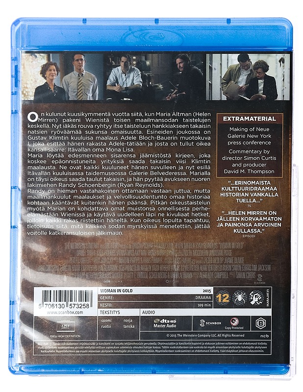 Kultainen nainen - Blu-ray - Blu-ray-levyt - 10105429118 - 1