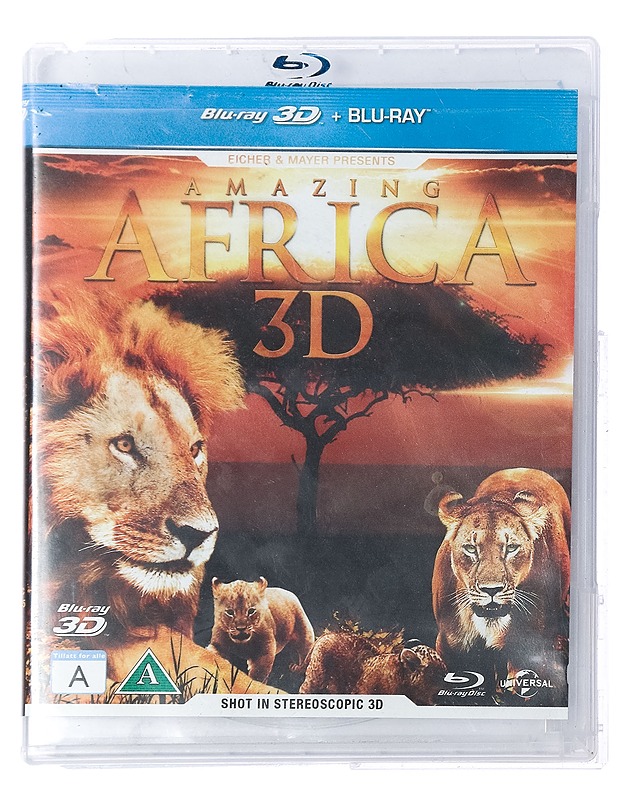 Amazing Africa 3D - Blu-ray - Blu-ray-levyt - 10105429127 - 0
