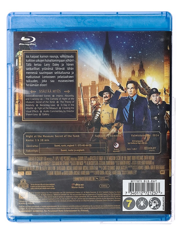 Night at the Museum: Haudan Salaisuus - Blu-Ray - Blu-ray-levyt - 10105429141 - 1