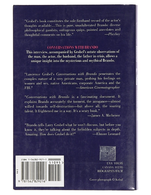 Conversation with Brando -  Lawrence Grobel - Elämäkerrat ja muistelmat - 10105429150 - 1