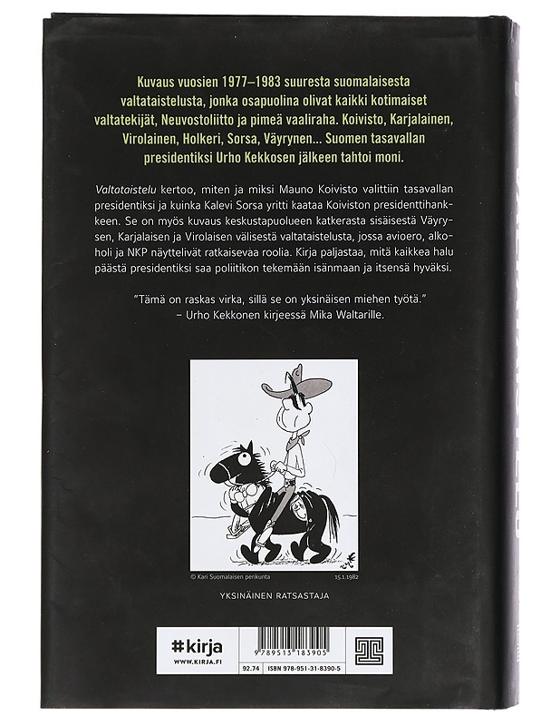 Valtataistelu : Mauno Koivisto murskaa Suomen porvarit - Jarmo Korhonen - Elämäkerrat ja muistelmat - 10105429156 - 1