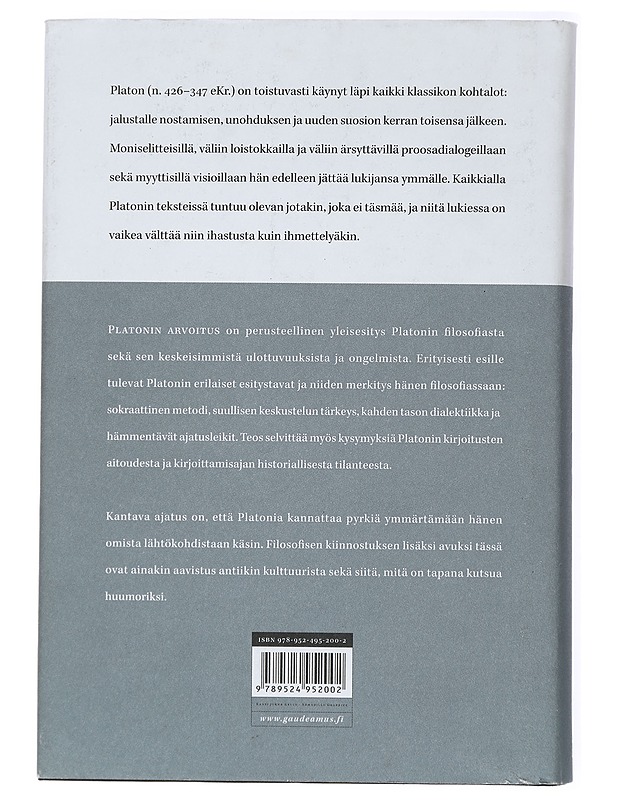 Platonin arvoitus - Thesleff, Holger - Tietokirjat ja oppaat - 10105429220 - 1