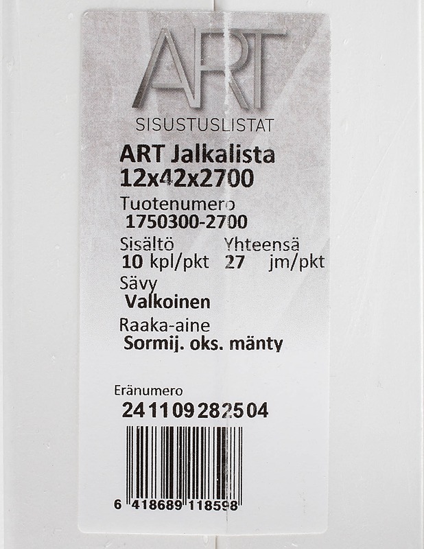 ART jalkalista, 10 kpl - Rakennustarvikkeet - 10105429240 - 1