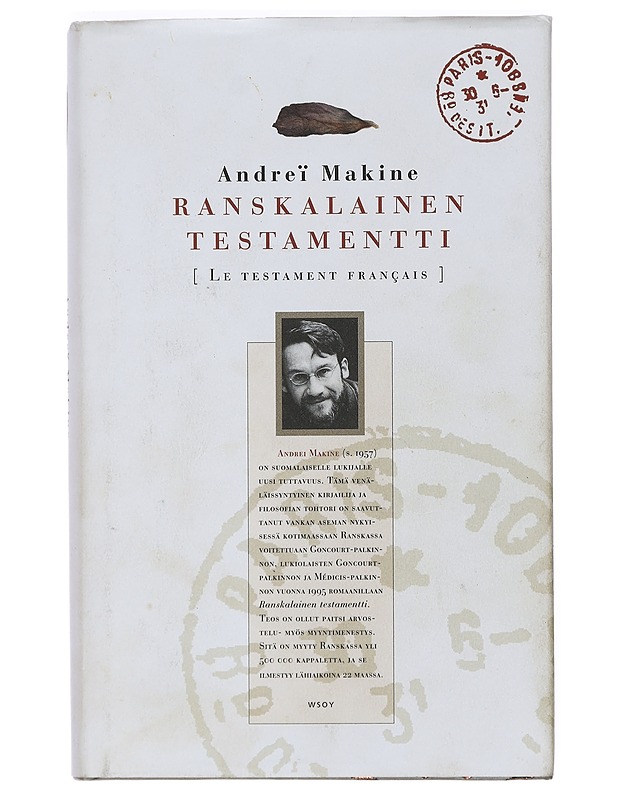 Ranskalainen Testamentti - Makine, Andreï - Romaanit ja novellit - 10105429245 - 0