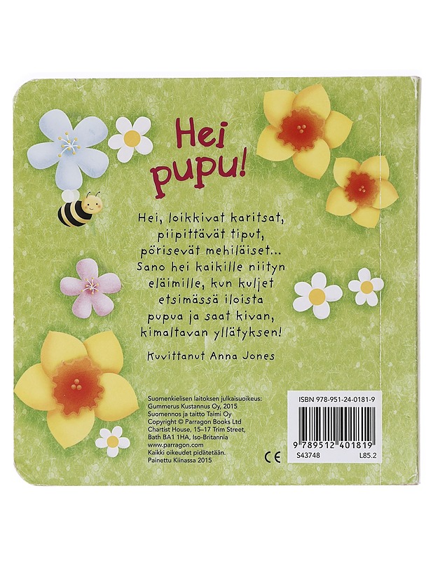 Hei pupu! - Jones, Anna - Lastenkirjat - 10105429250 - 1