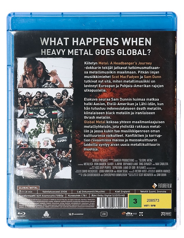 Global Metal - Blu-Ray - Blu-ray-levyt - 10105429249 - 1