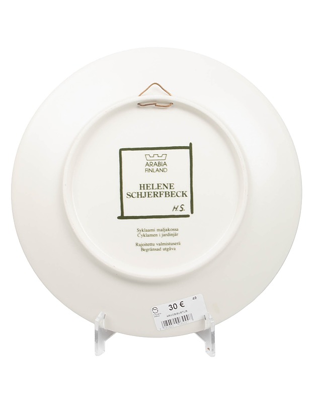 ARABIA Helene Schjerfbeck Syklaami maljakossa seinälautanen - Designsuosikit - 10105429259 - 1