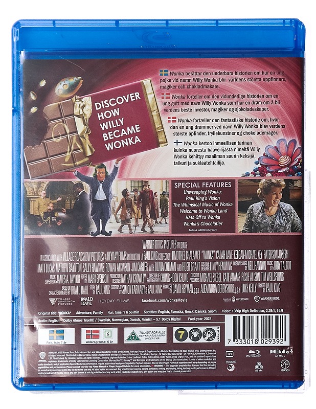 Wonka - Blu-Ray - Blu-ray-levyt - 10105429270 - 1