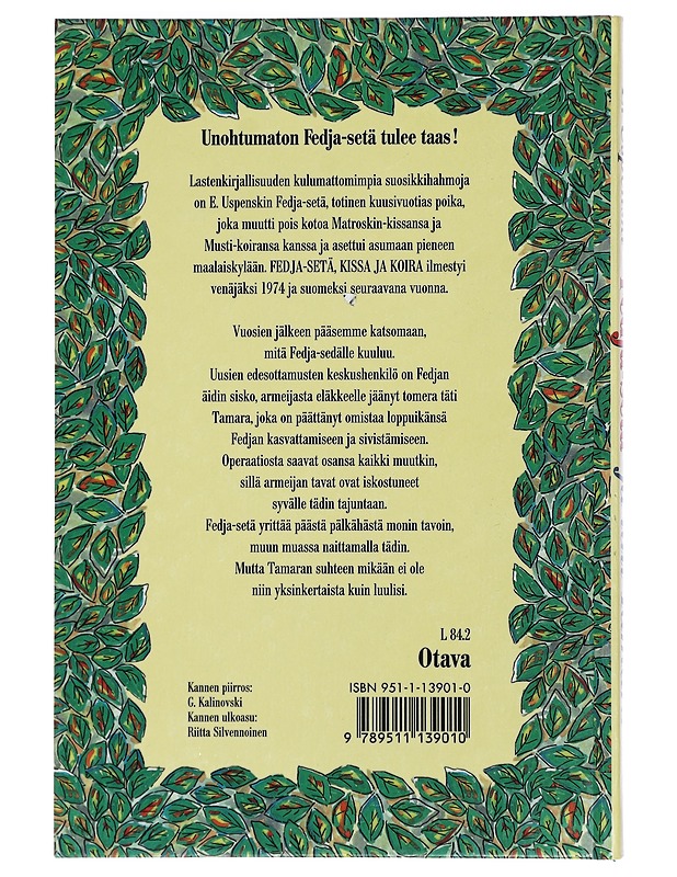 Fedja-setä ja täti Tamara - Uspenski, Eduard - Romaanit ja novellit - 10105429275 - 1