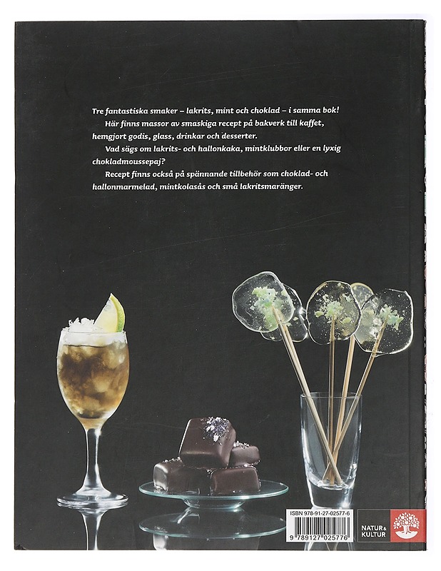 Lakrits, mint & choklad - Johansson, Elisabeth - Ruokakirjat - 10105429324 - 1