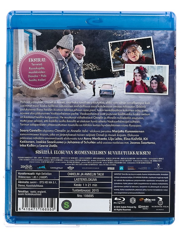 Onnelin ja Annelin Talvi - Blu-Ray - Blu-ray-levyt - 10105429329 - 1