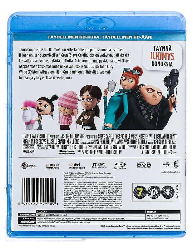 Itse Ilkimys 2 - Blu-Ray - Blu-ray-levyt - 10105429335 - 1