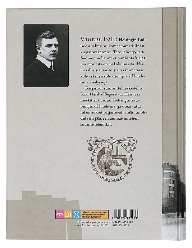 Kallion kirjasto ja kaupunginarkkitehti Karl Hård af Segerstad - Jyri Vilja - Historiakirjat - 10105429341 - 1