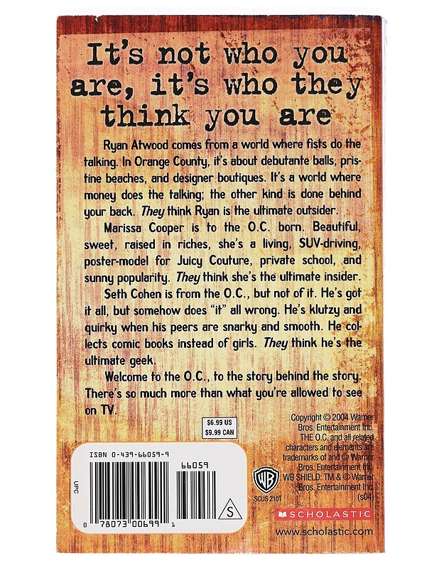 The OC. : The Outsider - Cory Martin - Fantasia- ja scifi - 10105429342 - 1