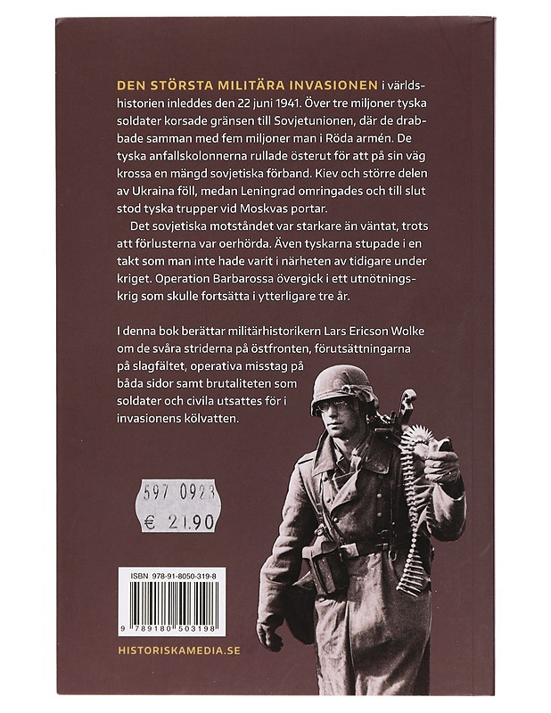 Operation Barbarossa - Lars Ericson Wolke - Historiakirjat - 10105429373 - 1