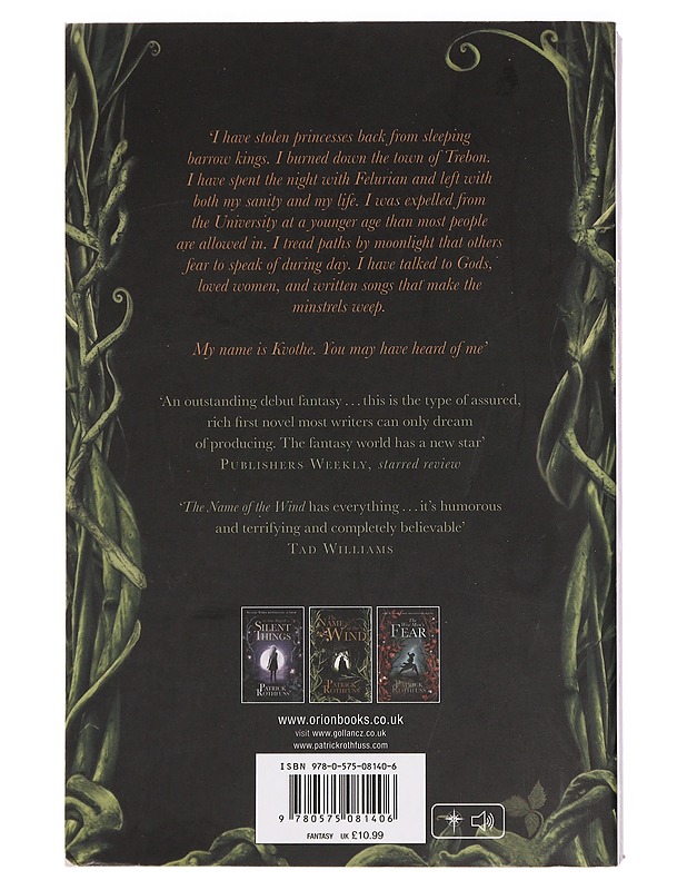 The name of the wind - Patrick Rothfuss - Fantasia- ja scifi - 10105429386 - 1
