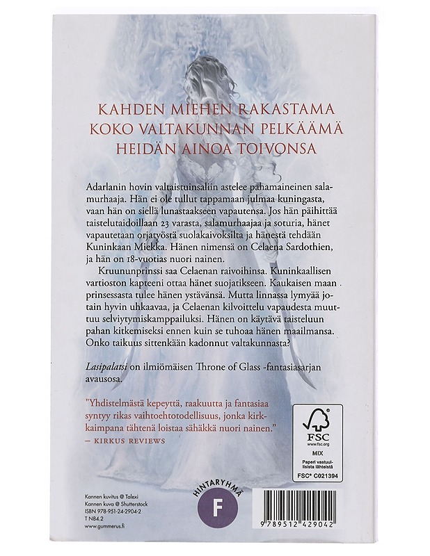 Lasipalatsi - Maas, Sarah J. - Fantasia- ja scifi - 10105429393 - 1