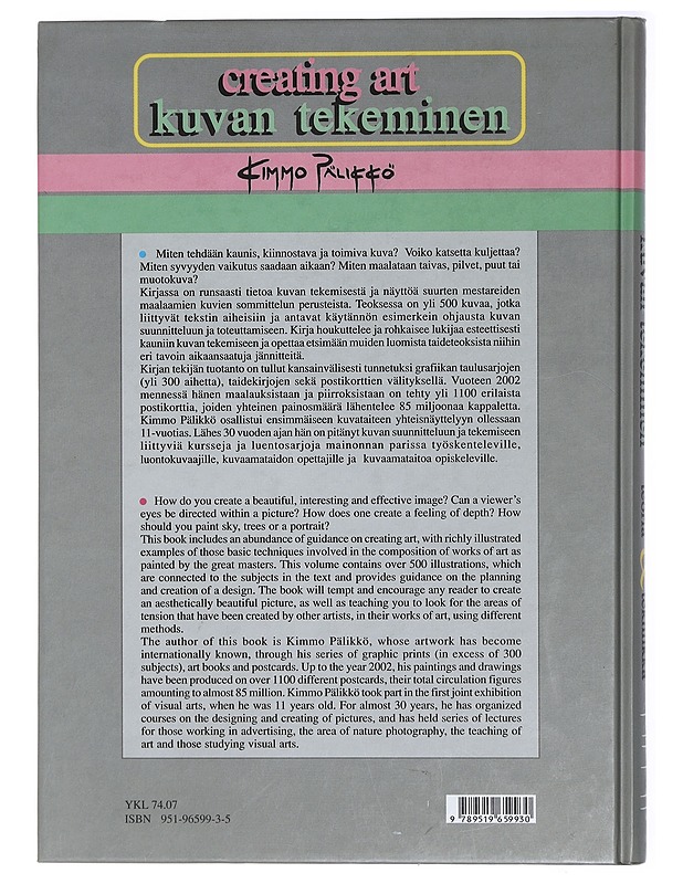 Creating art : theory & technique = Kuvan tekeminen : teoria & tekniikka - Kimmo Pälikkö - Tietokirjat ja oppaat - 10105429404 - 1