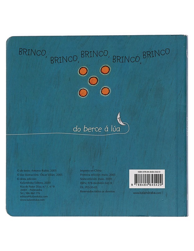 CINCO - Antonio Rubio - Lastenkirjat - 10105429409 - 1