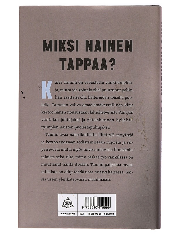 Naisvankilan pomo - Kaisa Tammi - Elämäkerrat ja muistelmat - 10105429405 - 1