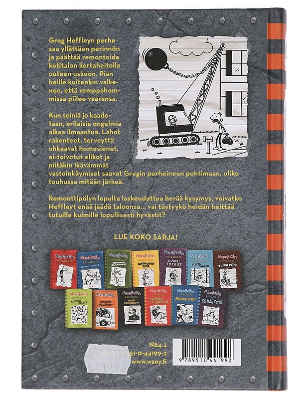 Neropatin päiväkirja. 14, Remppaa pukkaa - Kinney, Jeff - Nuorten kirjat - 10105429410 - 1