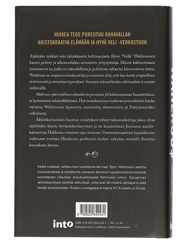 Wahlroo$ : epävirallinen elämäkerta - Pietiläinen, Tuomo - Elämäkerrat ja muistelmat - 10105429419 - 1