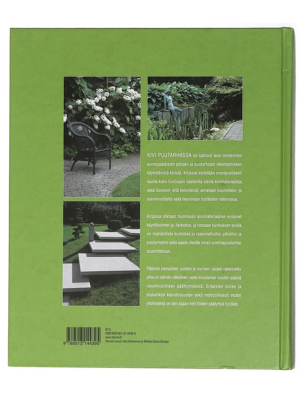 Kivi puutarhassa : materiaalit, suunnittelu, rakentaminen - Kari Heimonen - Tietokirjat ja oppaat - 10105429423 - 1