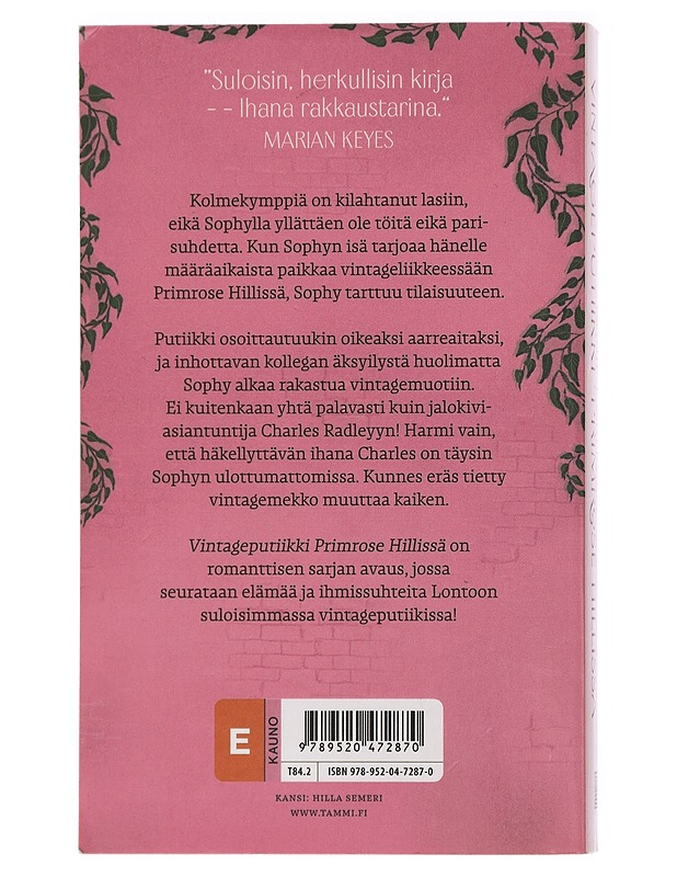 Vintageputiikki Primrose Hillissä - Darling, Annie - Romaanit ja novellit - 10105429424 - 1